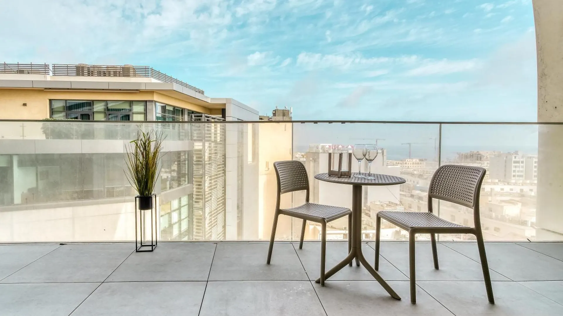 Prestigious Apartment With Common Roof Top Pool In Mercury Tower Saint Julian's