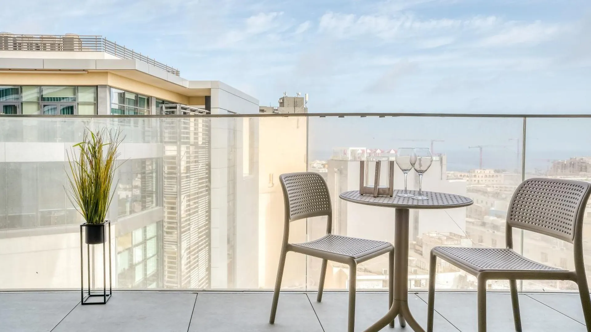 Prestigious Apartment With Common Roof Top Pool In Mercury Tower Saint Julian's