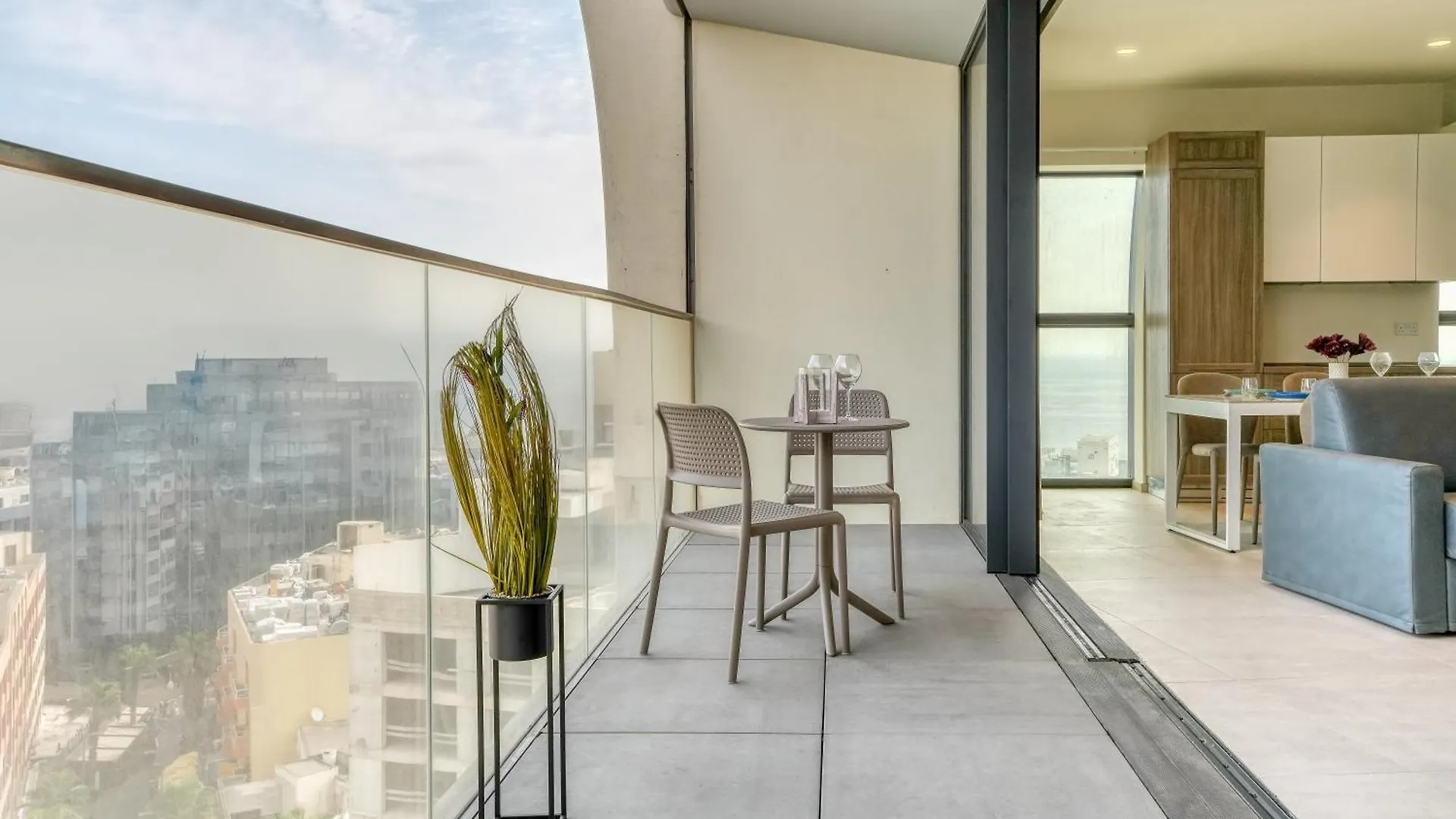 Prestigious Apartment With Common Roof Top Pool In Mercury Tower Saint Julian's